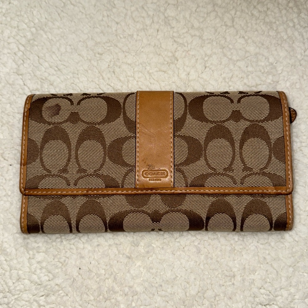 Coach Canvas Wallet